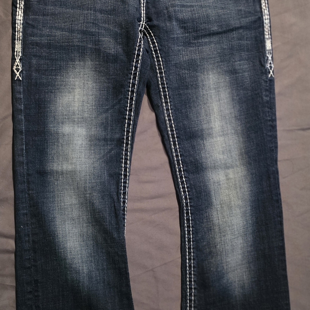 Rock & Roll Cowgirl Dark Blue Jeans